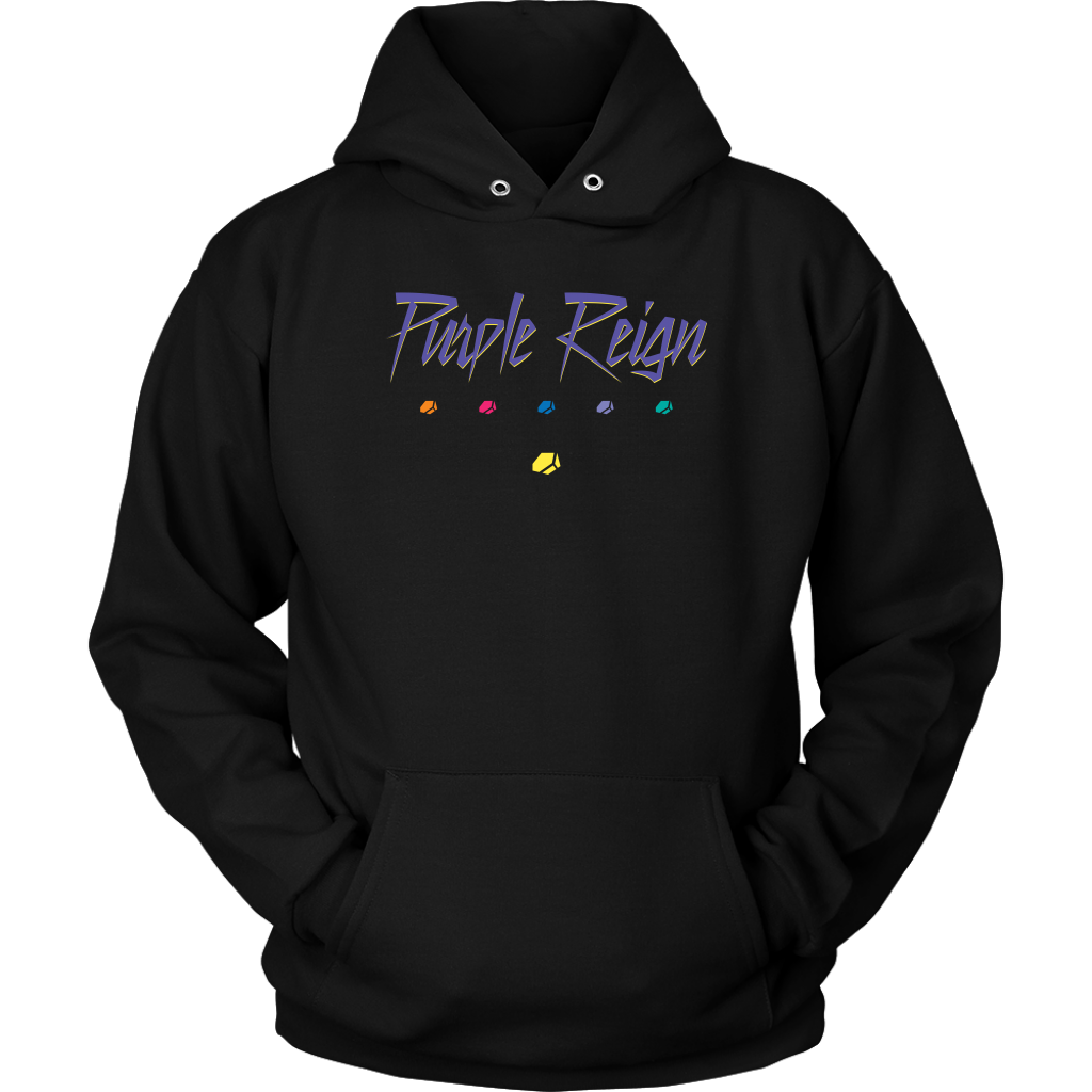 PURPLE REIGN - Prince inspired Thanos Unisex Hoodie