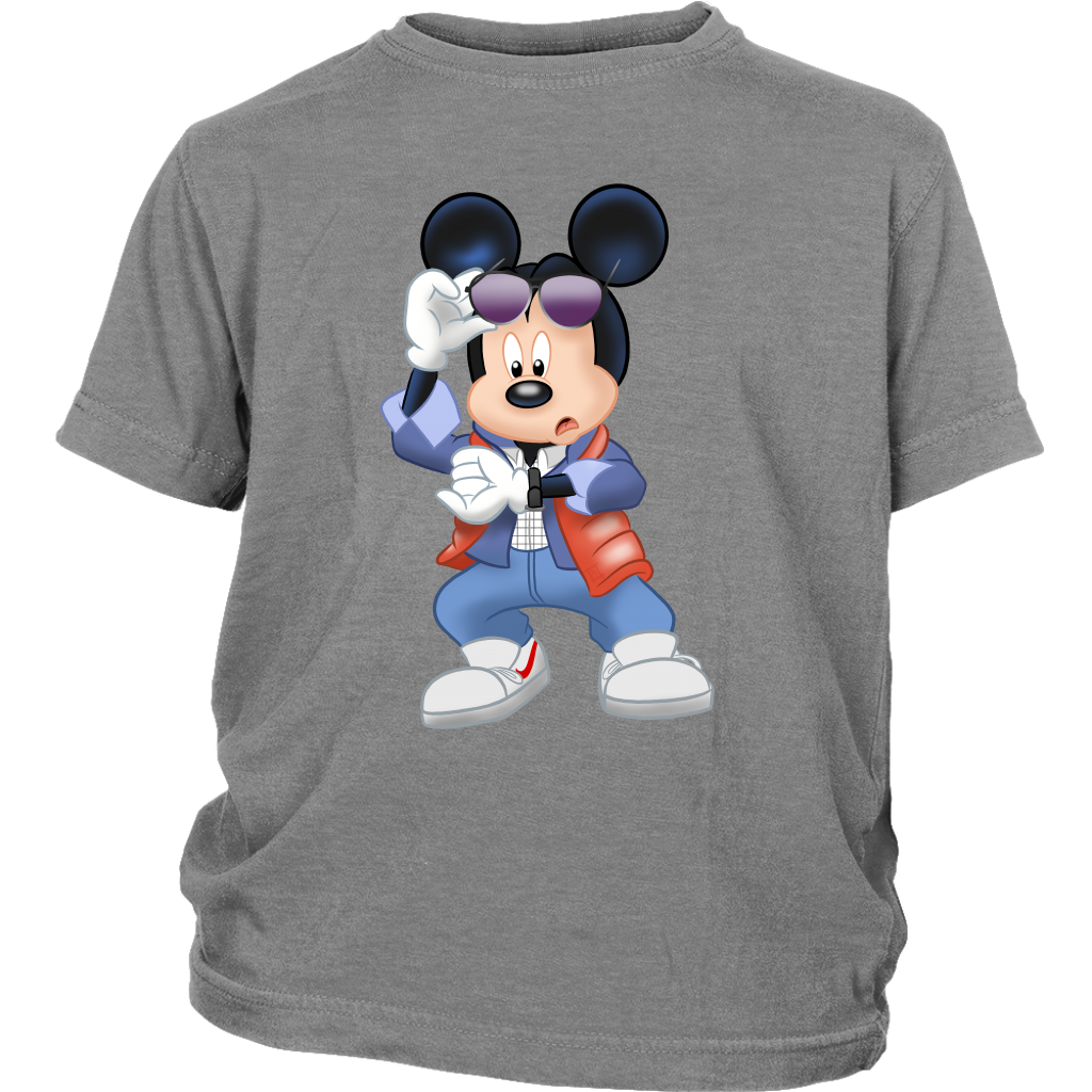 MICKFLY - Mickey Mouse as Marty McFly Youth T-Shirt