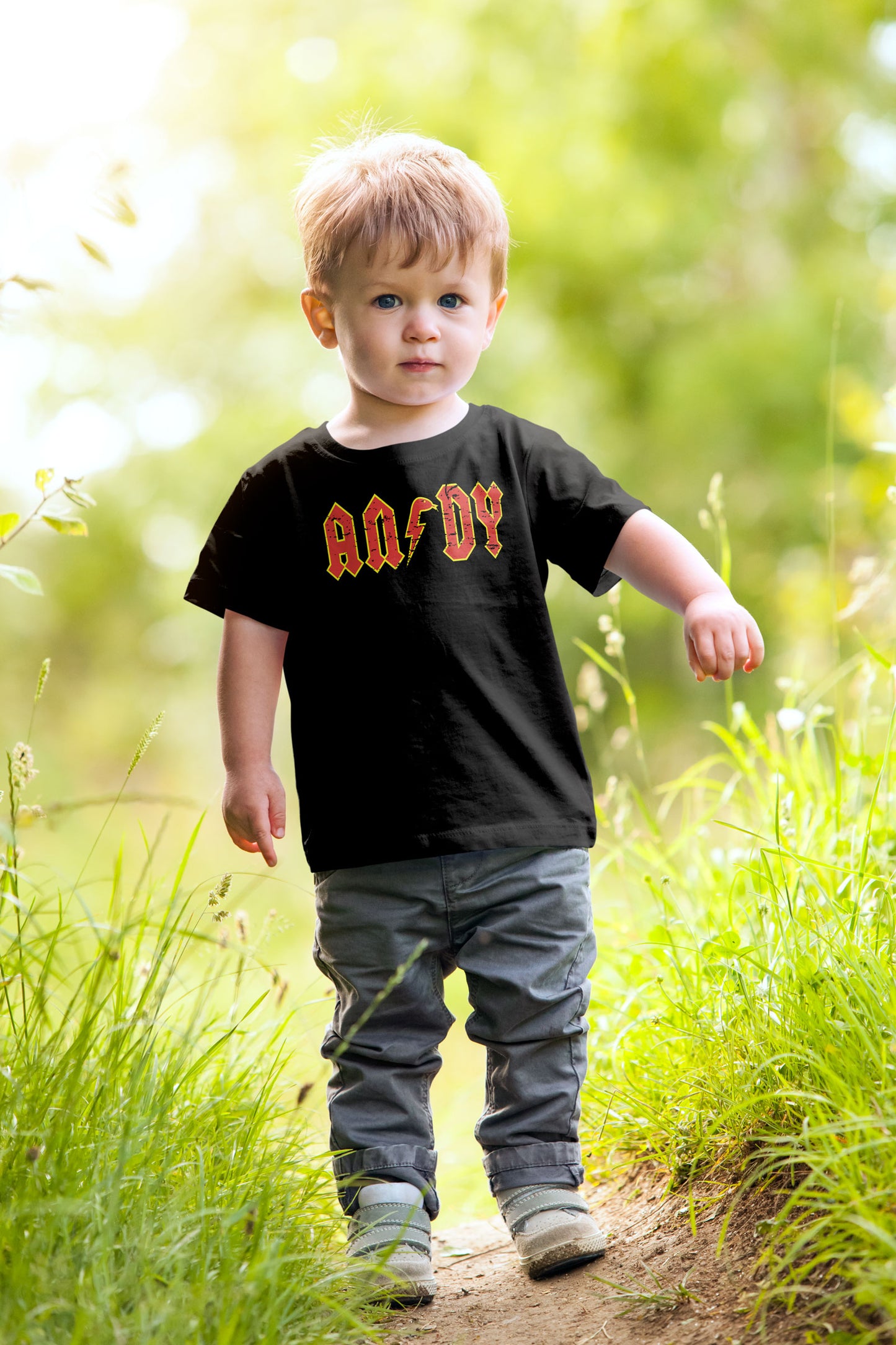 ANDY - AC/DC inspired Toddler T-Shirt