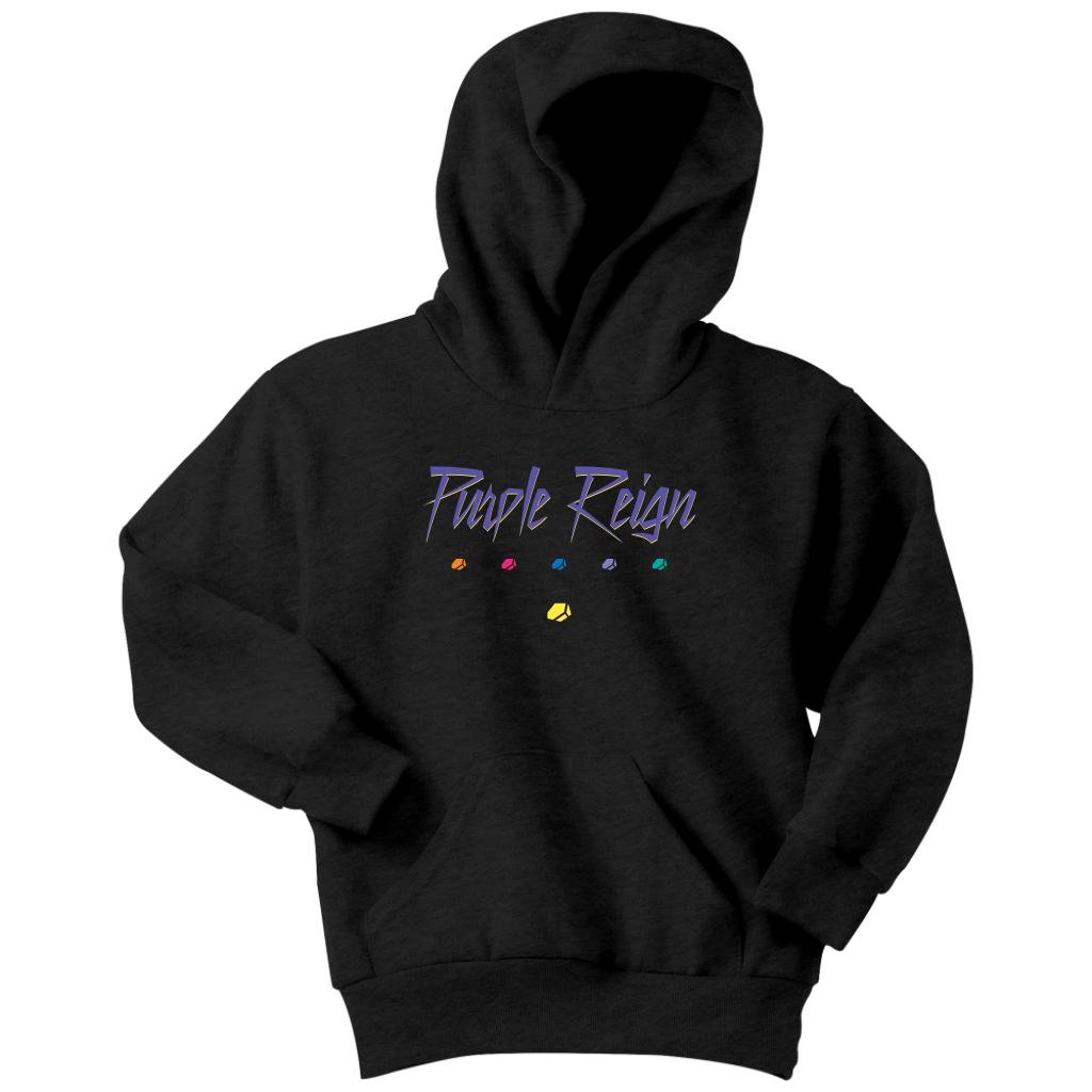 PURPLE REIGN - Prince inspired Thanos Youth Hoodie