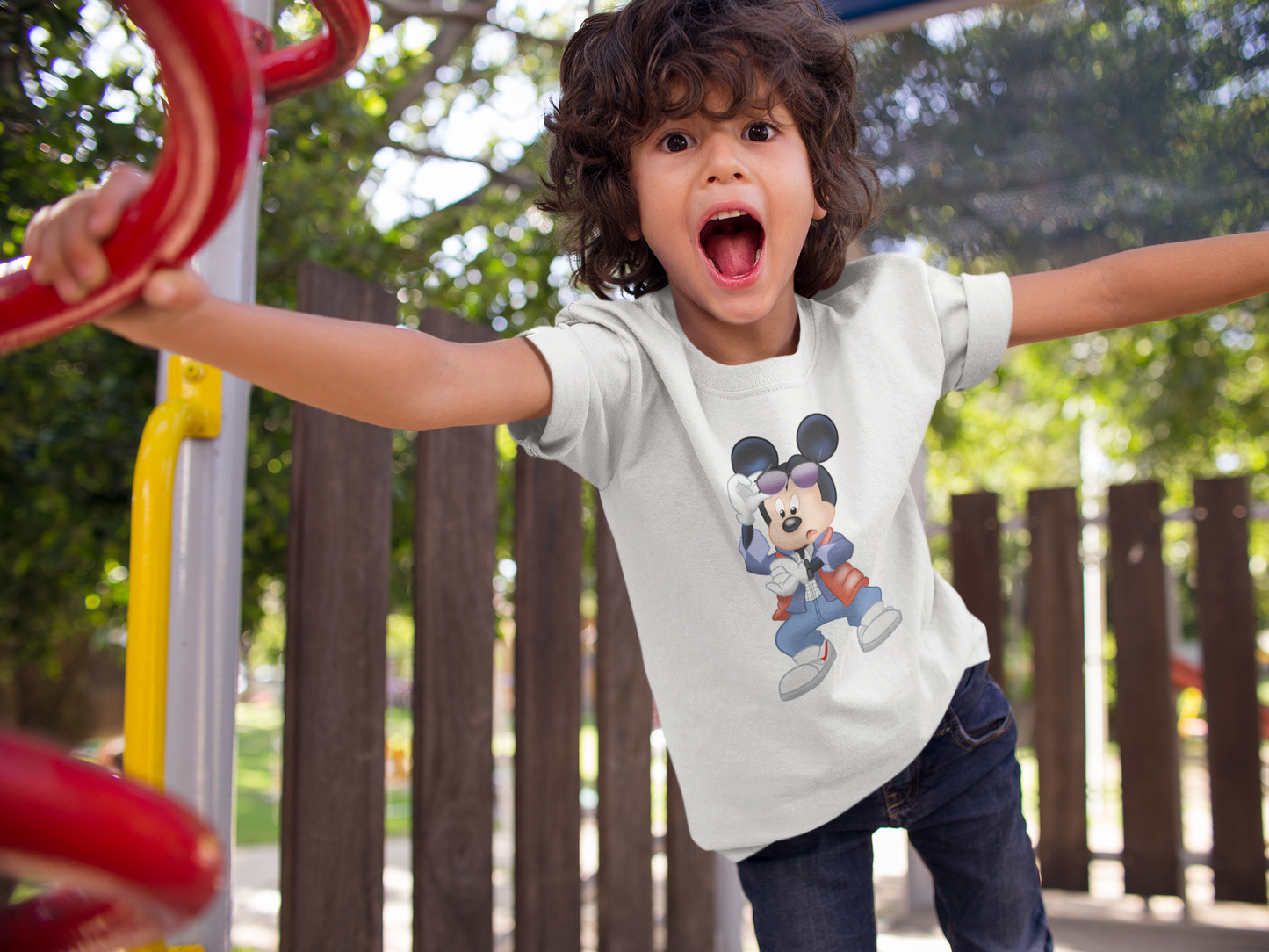 MICKFLY - Mickey Mouse as Marty McFly Youth T-Shirt