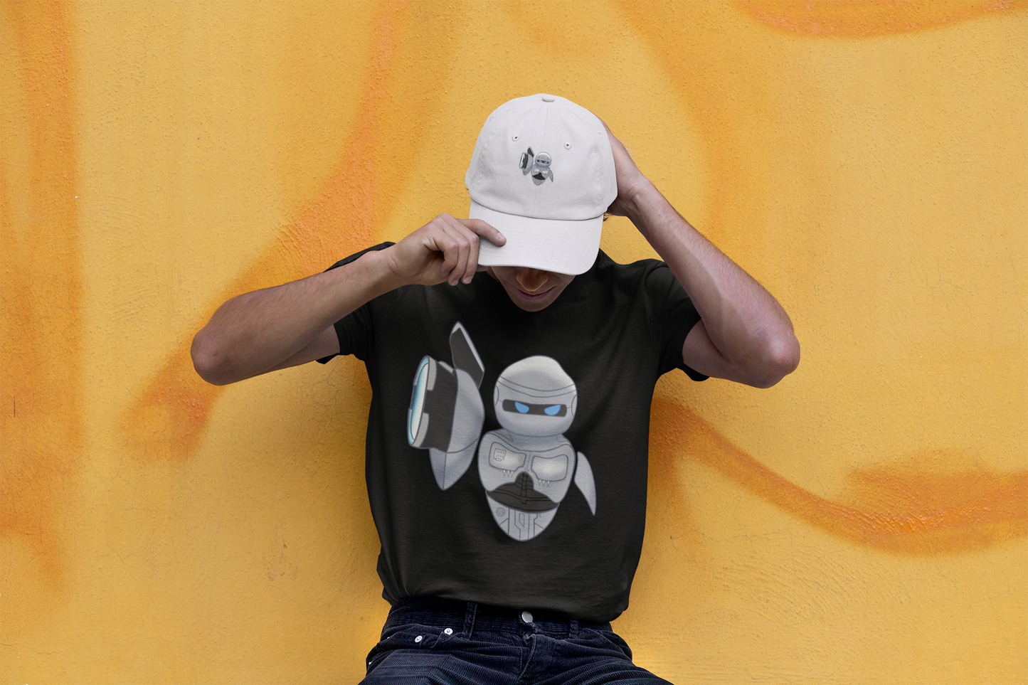 EVACOP: Eva from WALL-E as RoboCop Men's T-Shirt