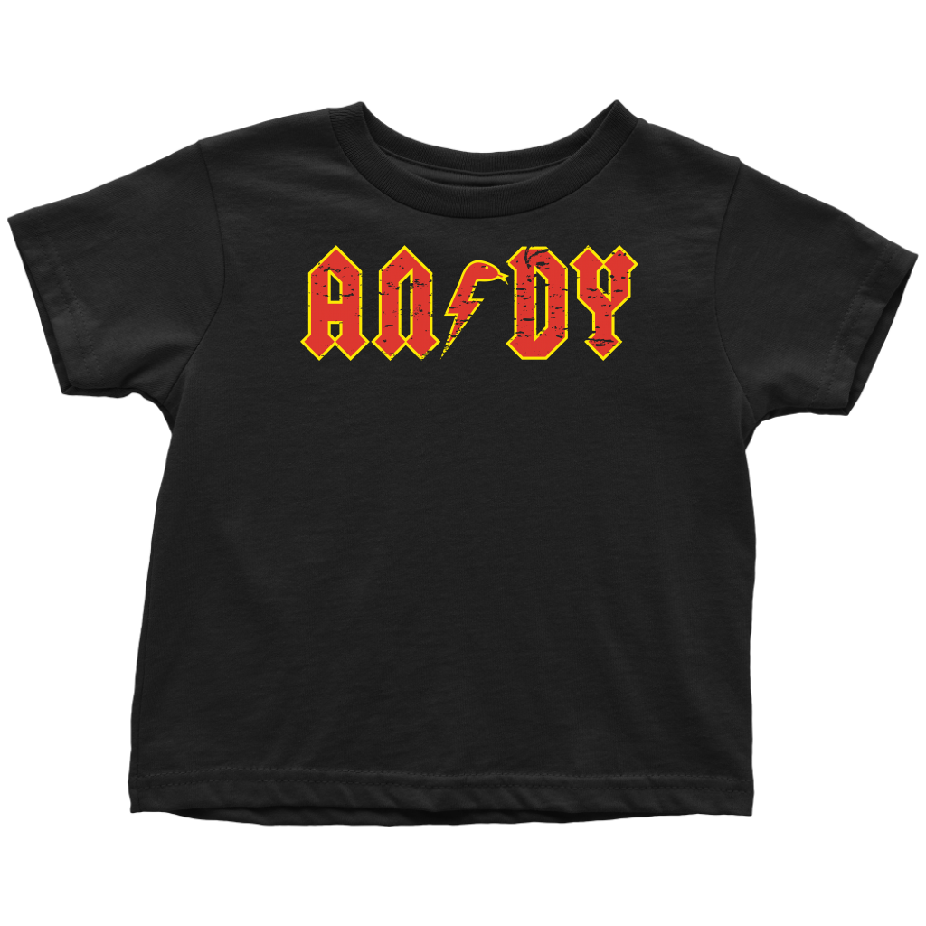 ANDY - AC/DC inspired Toddler T-Shirt
