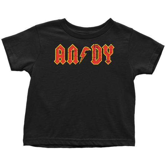 ANDY - AC/DC inspired Toddler T-Shirt