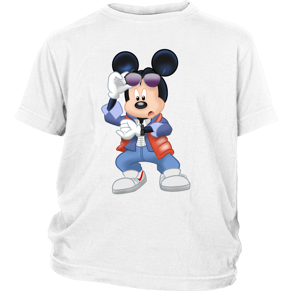 MICKFLY - Mickey Mouse as Marty McFly Youth T-Shirt