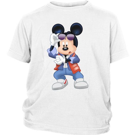 MICKFLY - Mickey Mouse as Marty McFly Youth T-Shirt