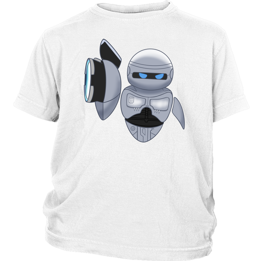 EVACOP: Eva from WALL-E as RoboCop Youth T-Shirt