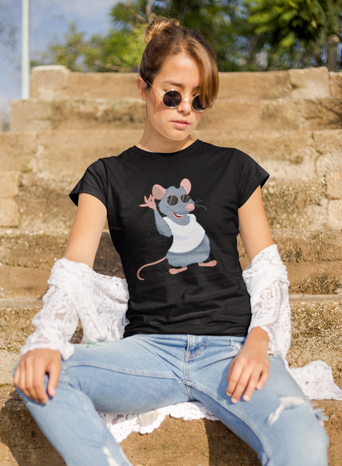 RATBAE - Remy as SaltBae Womens T-Shirt
