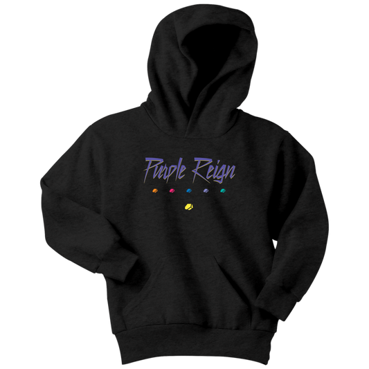 PURPLE REIGN - Prince inspired Thanos Youth Hoodie