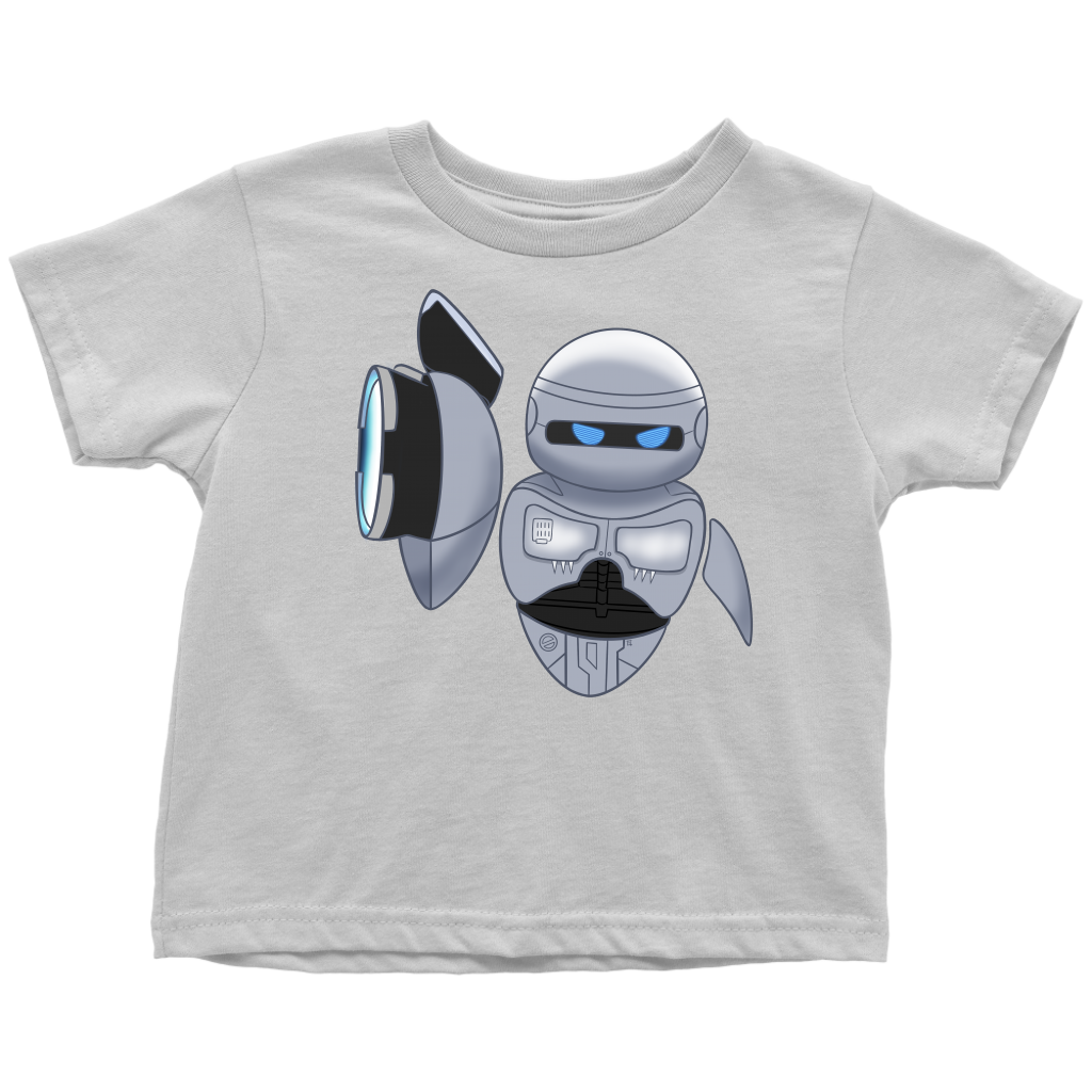 EVACOP: Eva from WALL-E as RoboCop Toddler T-Shirt