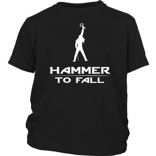 HAMMER TO FALL - Thor inspired Queen Youth T-Shirt