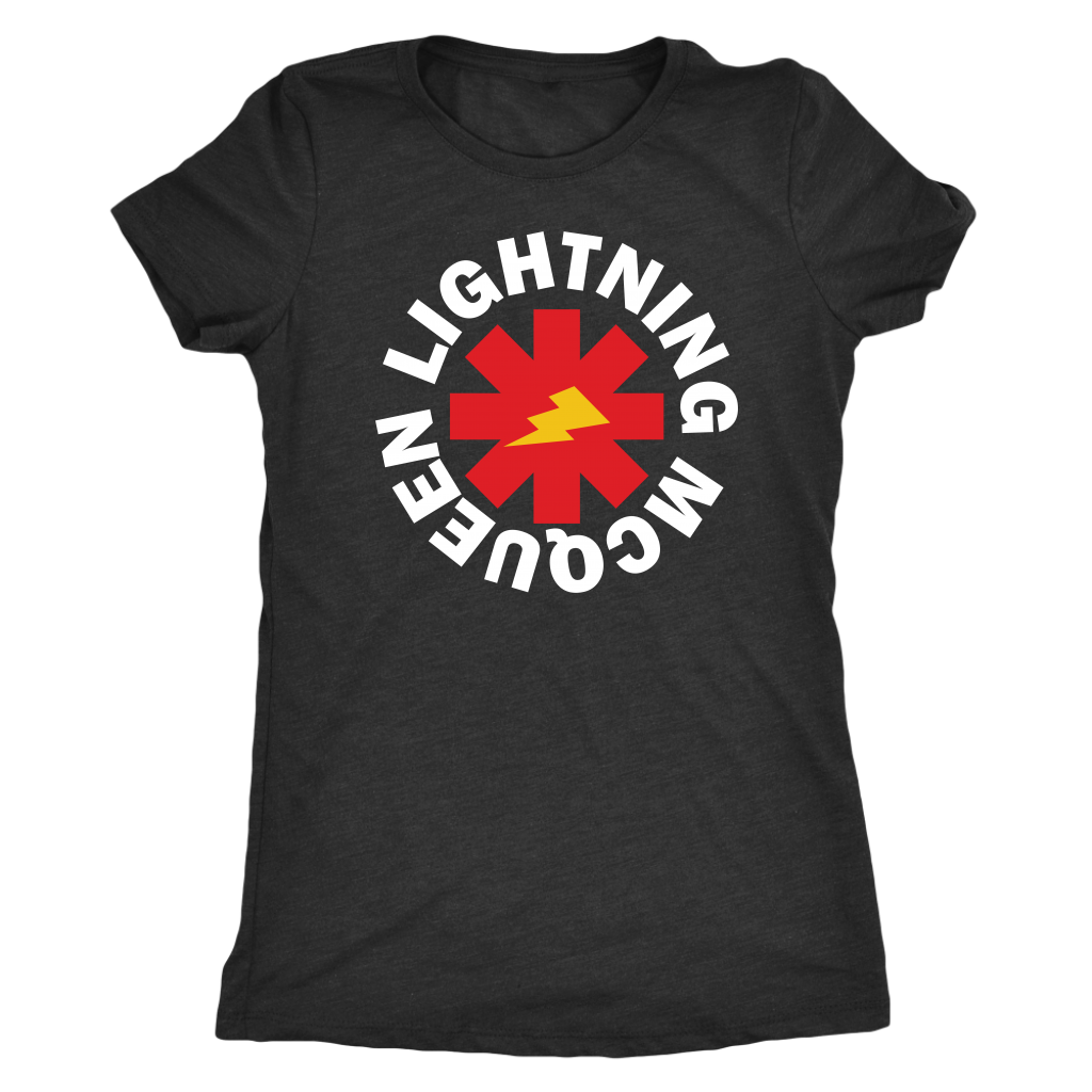 LIGHTNING MCQEEN - Red Hot Chili Peppers inspired Womens T-Shirt