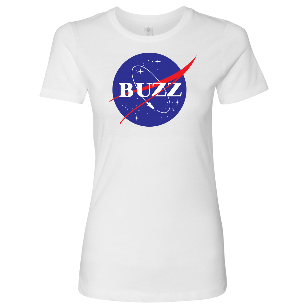 BUZZ - NASA inspired Buzz Lightyear Womens T-Shirt