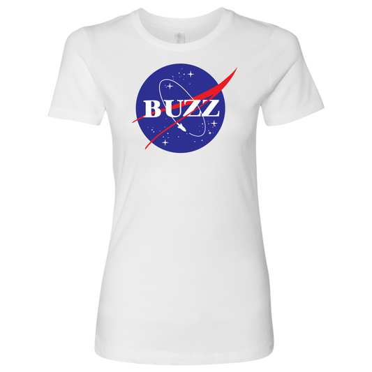 BUZZ - NASA inspired Buzz Lightyear Womens T-Shirt