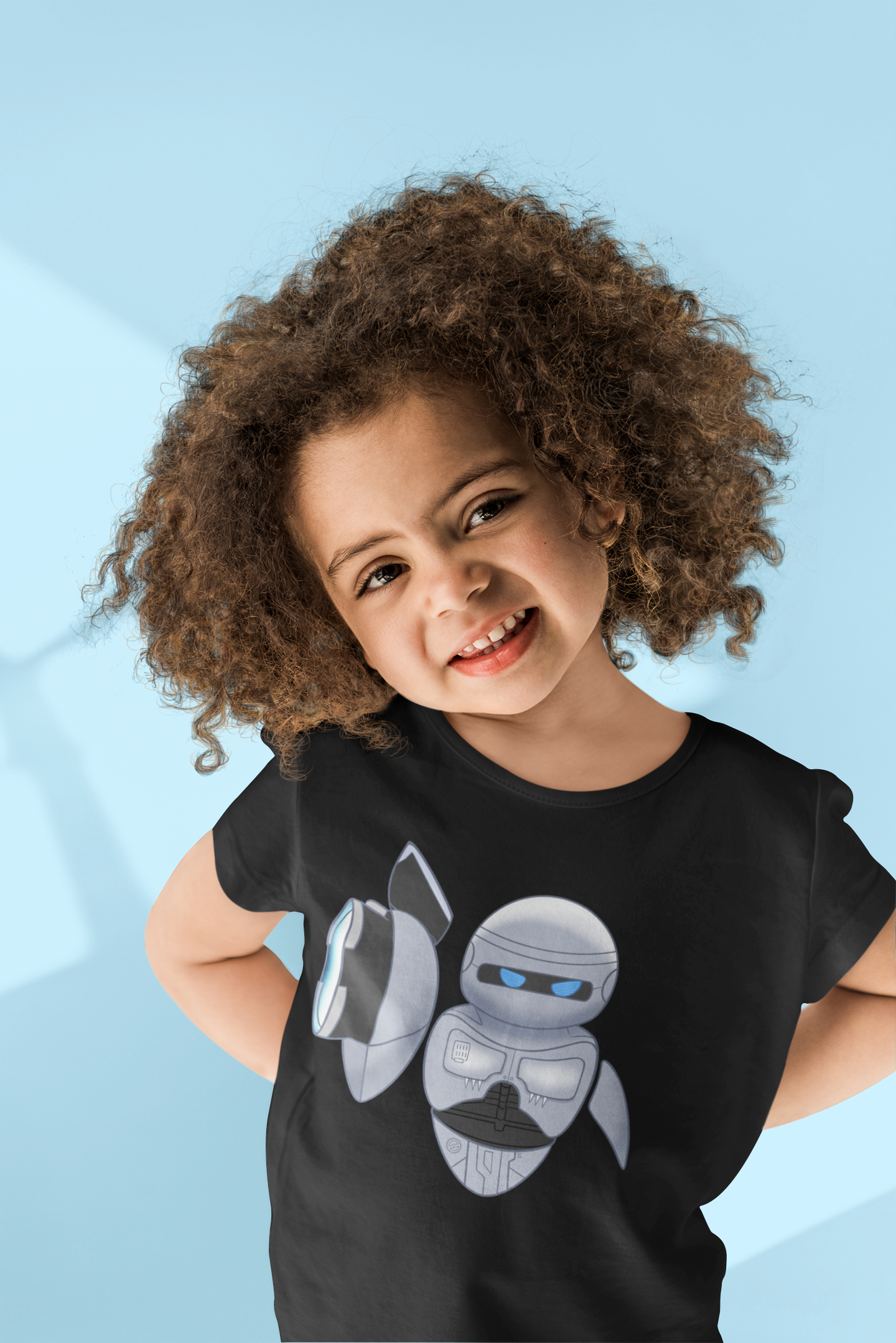 EVACOP: Eva from WALL-E as RoboCop Toddler T-Shirt