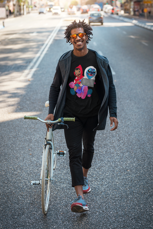 E.T. 626 - Lilo & Stich as Elliott & E.T. Mens T-Shirt