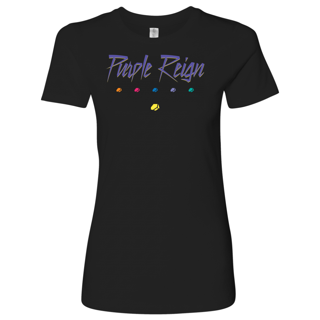 PURPLE REIGN - Prince inspired Thanos Womens T-Shirt